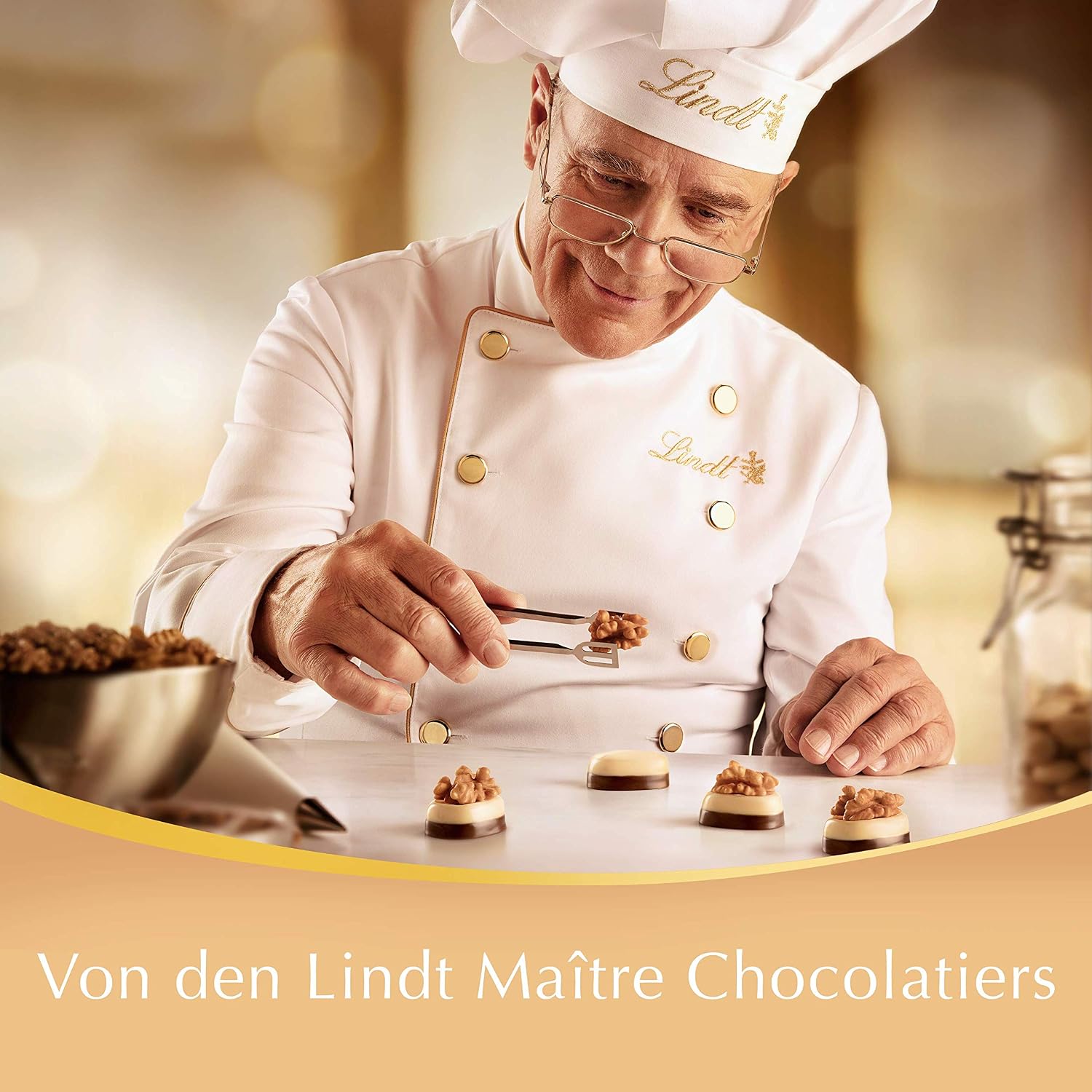 Detalle de Lindt Schokolade 2KG Beutel – LINDOR Kugeln Mix, Pralinengeschenk, Großpackung