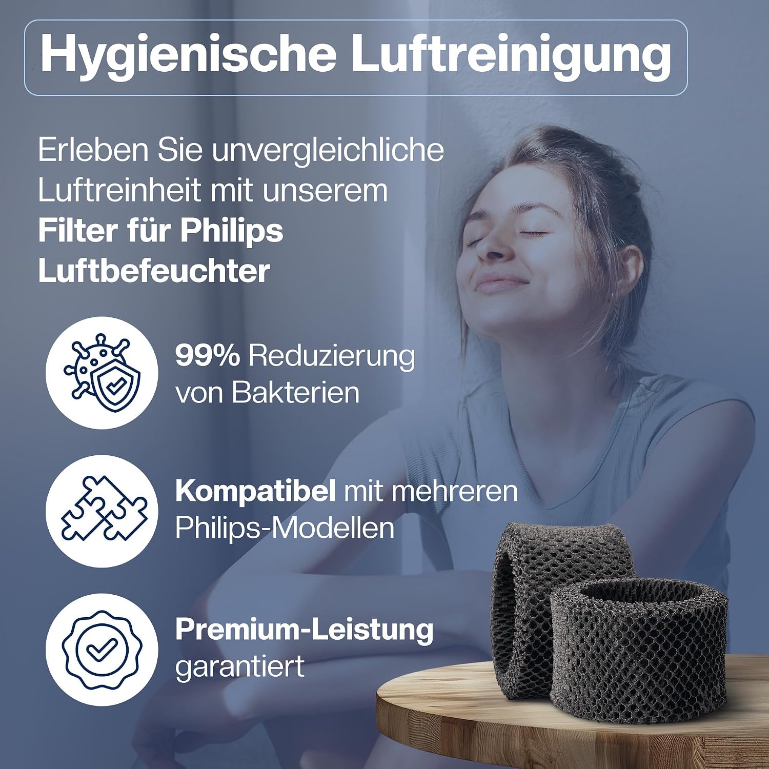 Thumbnail 1 de Philips Filterset HU4814 HU4811 – 2er Ersatzfilter