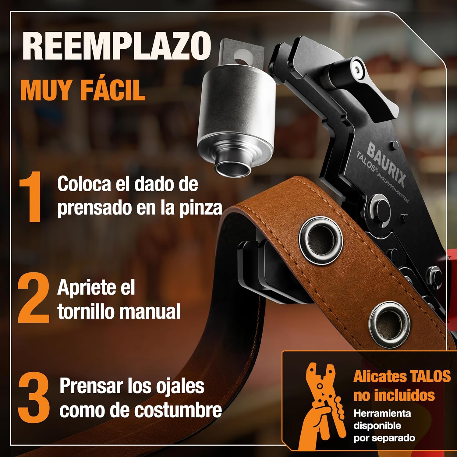 Thumbnail 4 de BAURIX 200 ojetes metal Ø12 mm con cabezal magnético