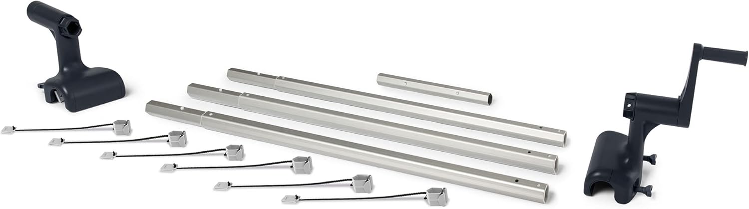 Intex 28051 Solar-Abdeckrolle – für Pools 274–488 cm, Aluminium/PVC, Grau