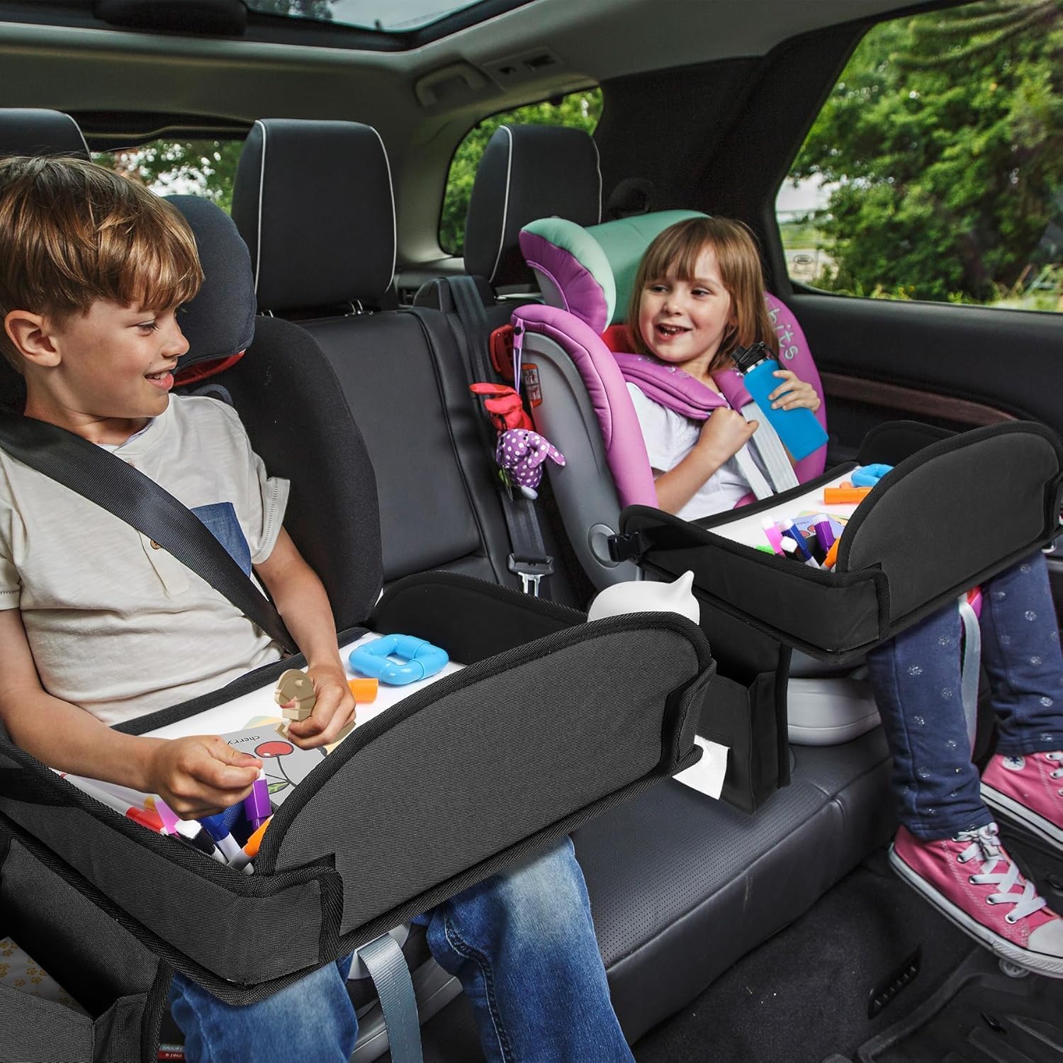 Thumbnail 1 de WENRENER Kids Travel Tray for Car Seats