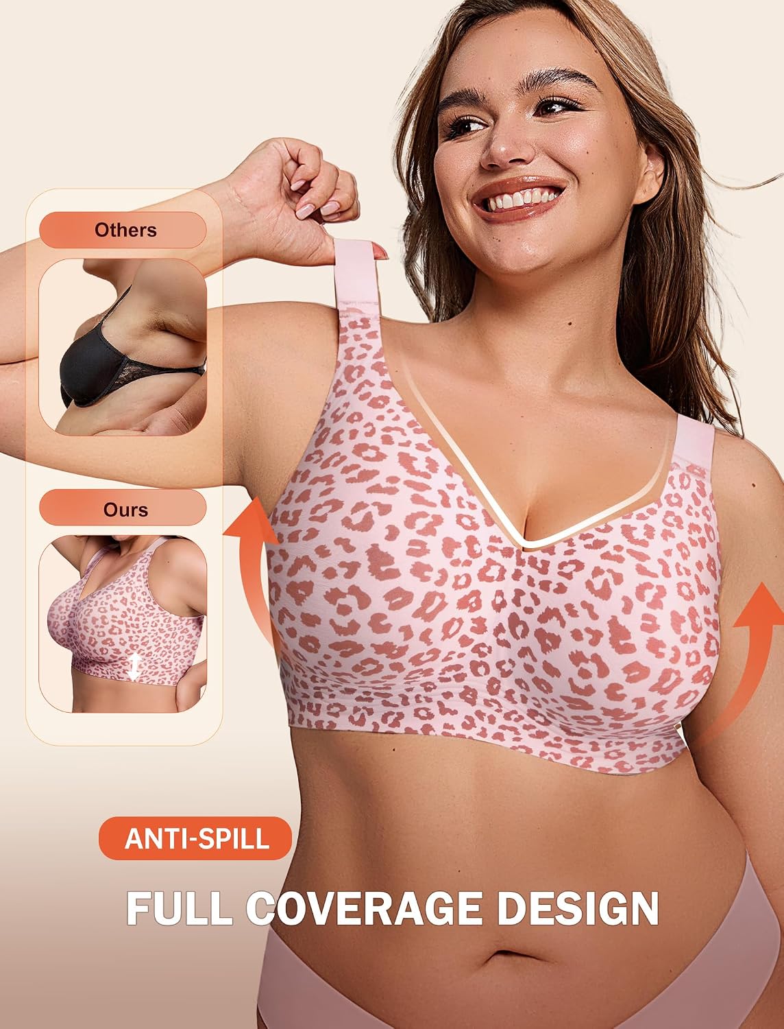 Thumbnail 2 de LetsJoli Wireless Jelly Bra with Full Coverage and Back Smoothing for Fuller Figures