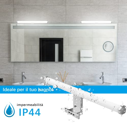 Detalle de Aourow lámpara de espejo LED 40 cm