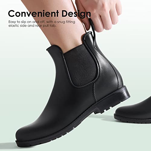 Thumbnail 3 de DREAM PAIRS Wellington Boots Women – Ankle Chelsea Short Wellies, Waterproof