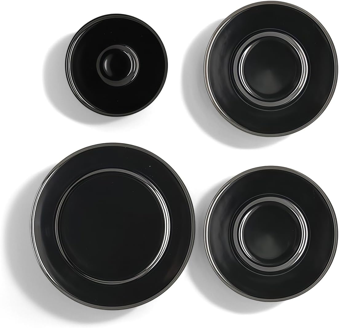 Detalle de BANGPEIWQT Gas Stove Burner Cap Set, 4 Sizes for SABAF Cooktops