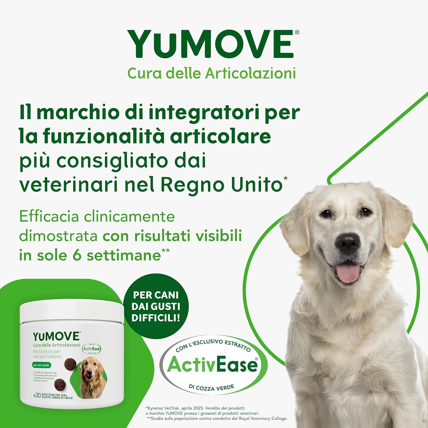 Detalle de YuMOVE Joint Care Cani 5-8 anni – 30 bocconcini tripla azione ActivEase