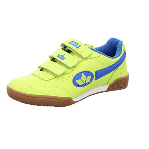 Detalle de Lico Bernie V Hallenschuhe Unisex – Gelb Lemon Blau, Größe 36 EU