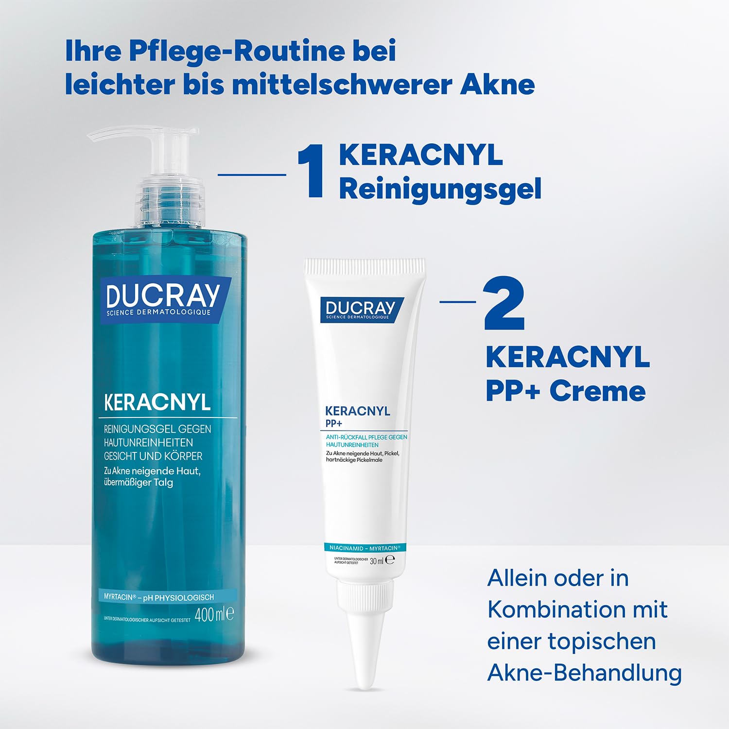 Thumbnail 6 de DUCRAY Keracnyl PP+ Creme gegen Unreinheiten – 30 ml für entzündliche Aknehaut