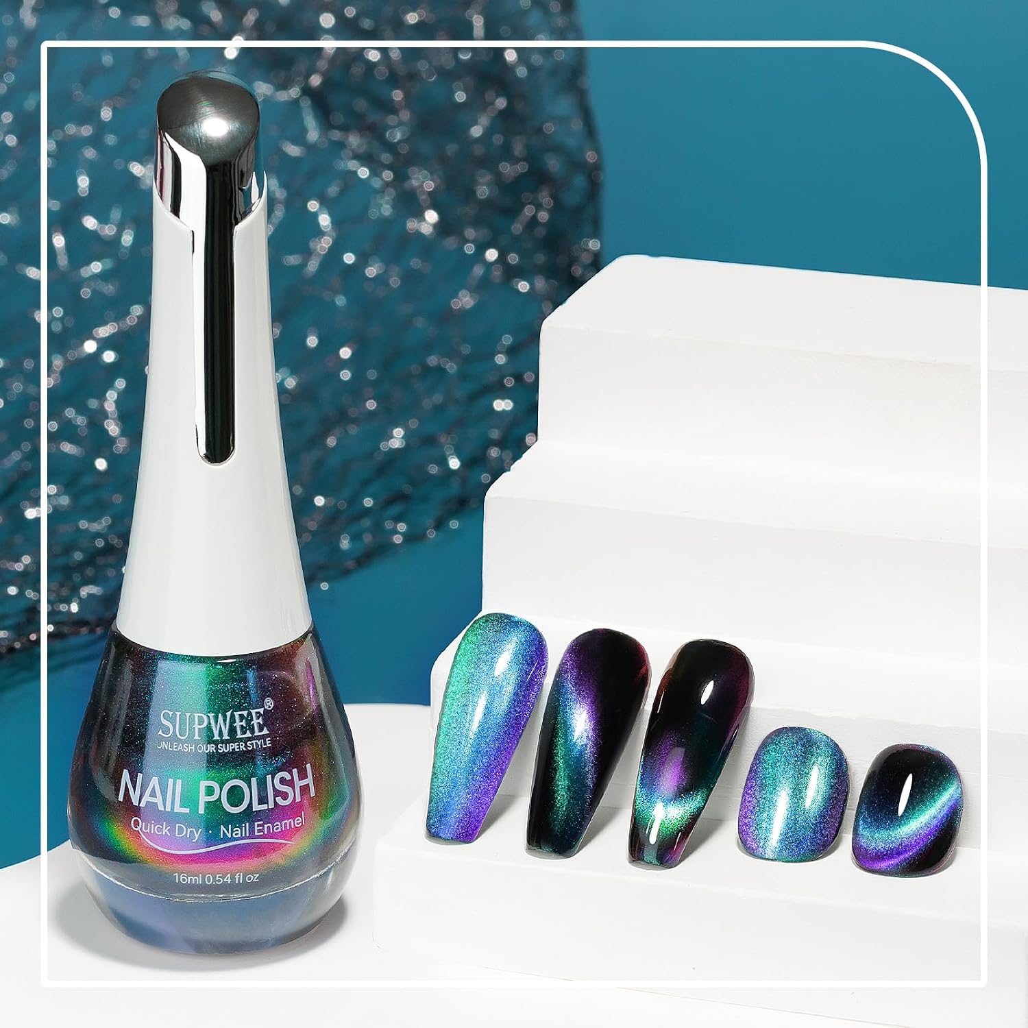 Thumbnail 6 de SUPWEE Cat Eye Nagellack 16 ml đź’…