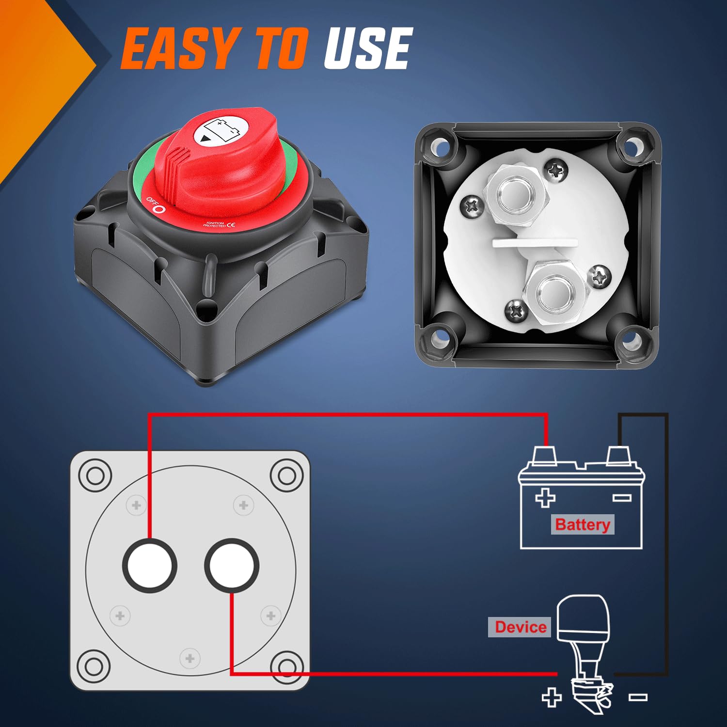 Thumbnail 4 de Nilight 600A Battery Cut-Off Switch 🚗