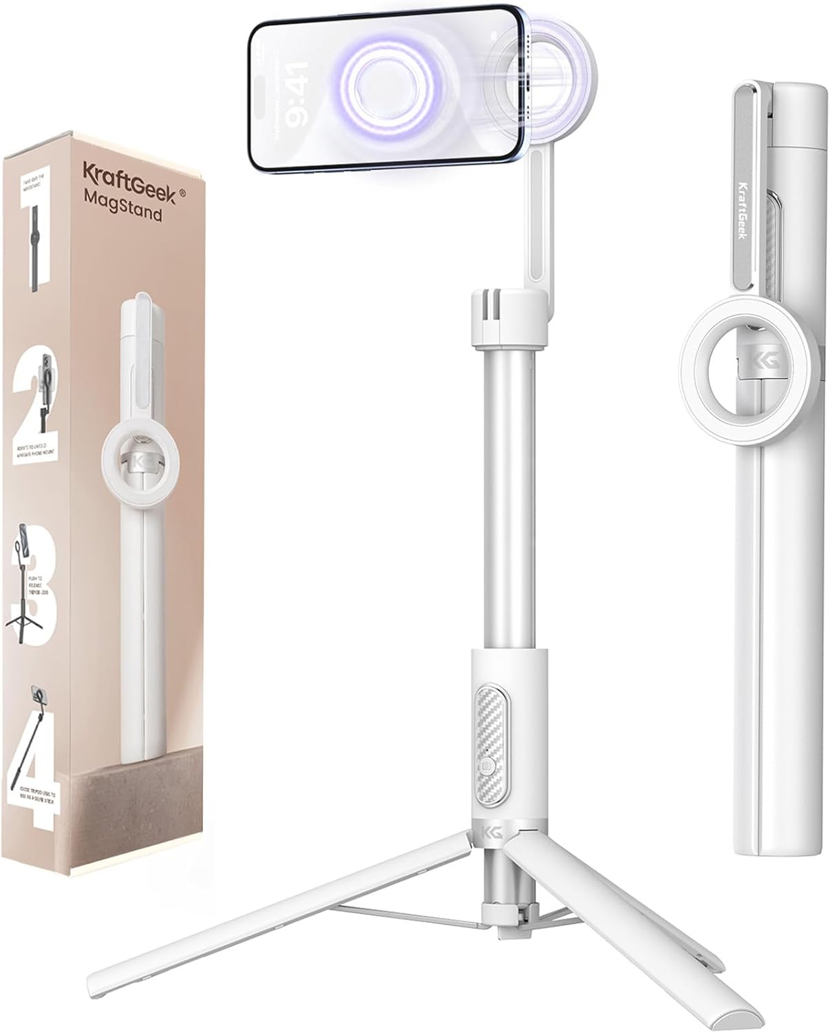 Thumbnail 6 de KraftGeek Magnetic Phone Tripod Stand with MagSafe Compatibility