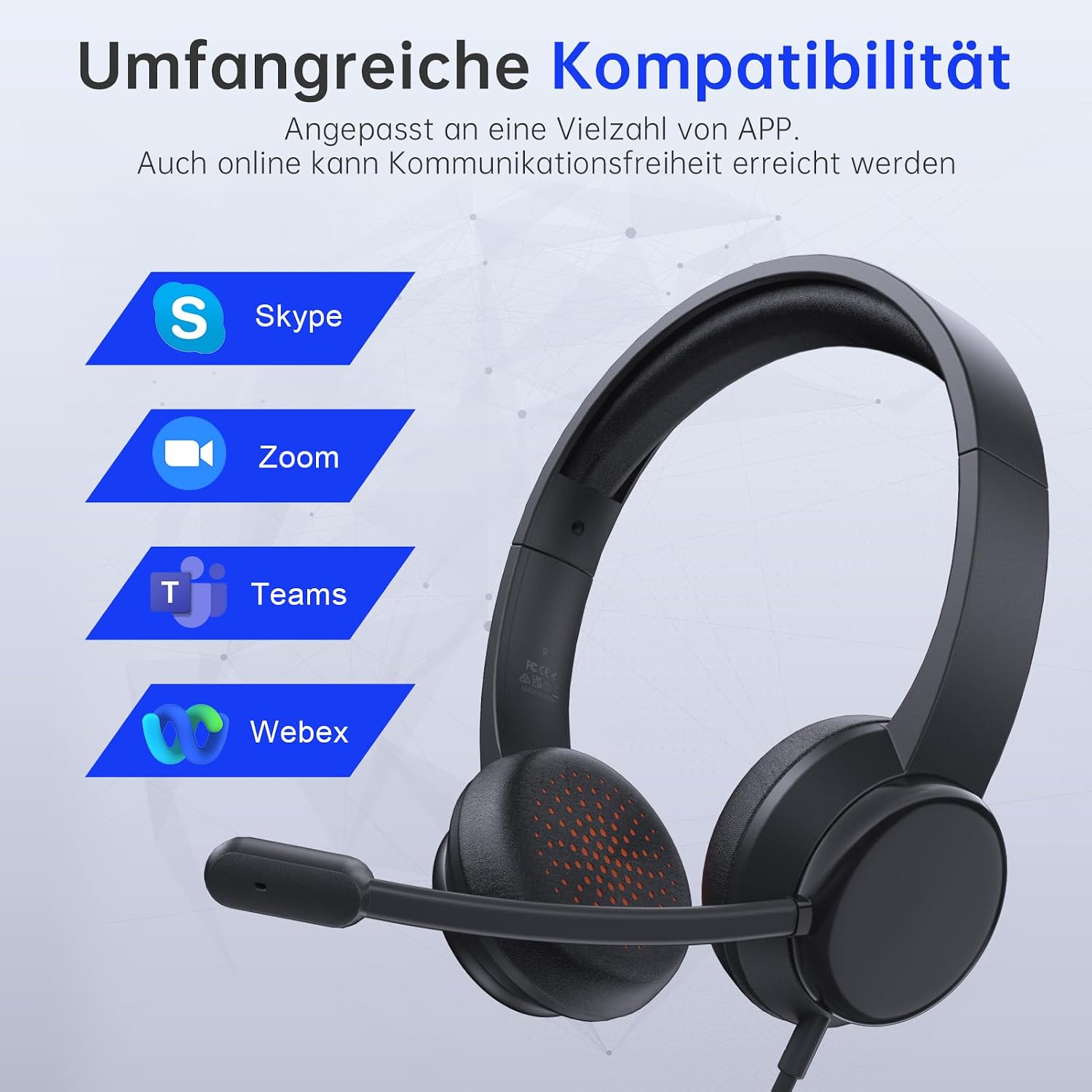 Thumbnail 5 de syndesmos USB Headset mit Mikrofon 135 g