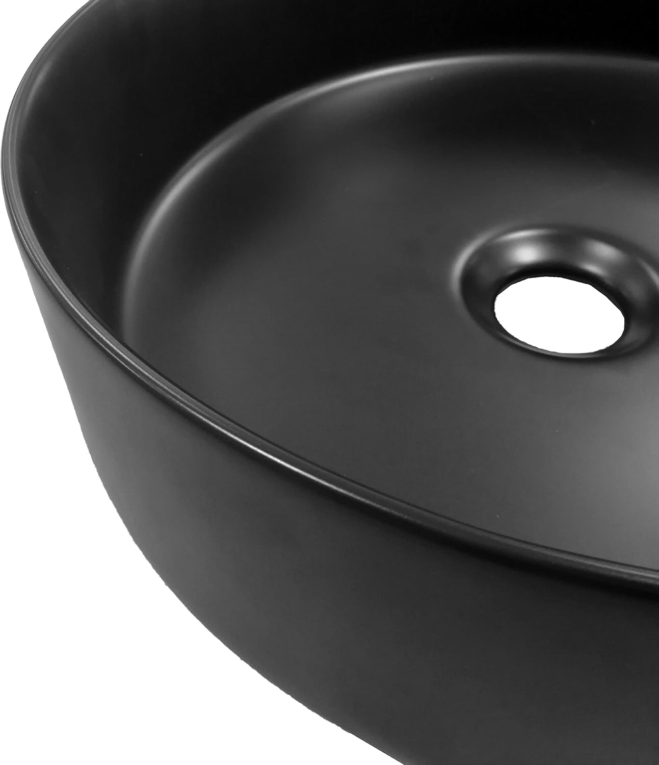 Thumbnail 3 de Baikal Lavabo Cerámico Negro Mate 37 cm