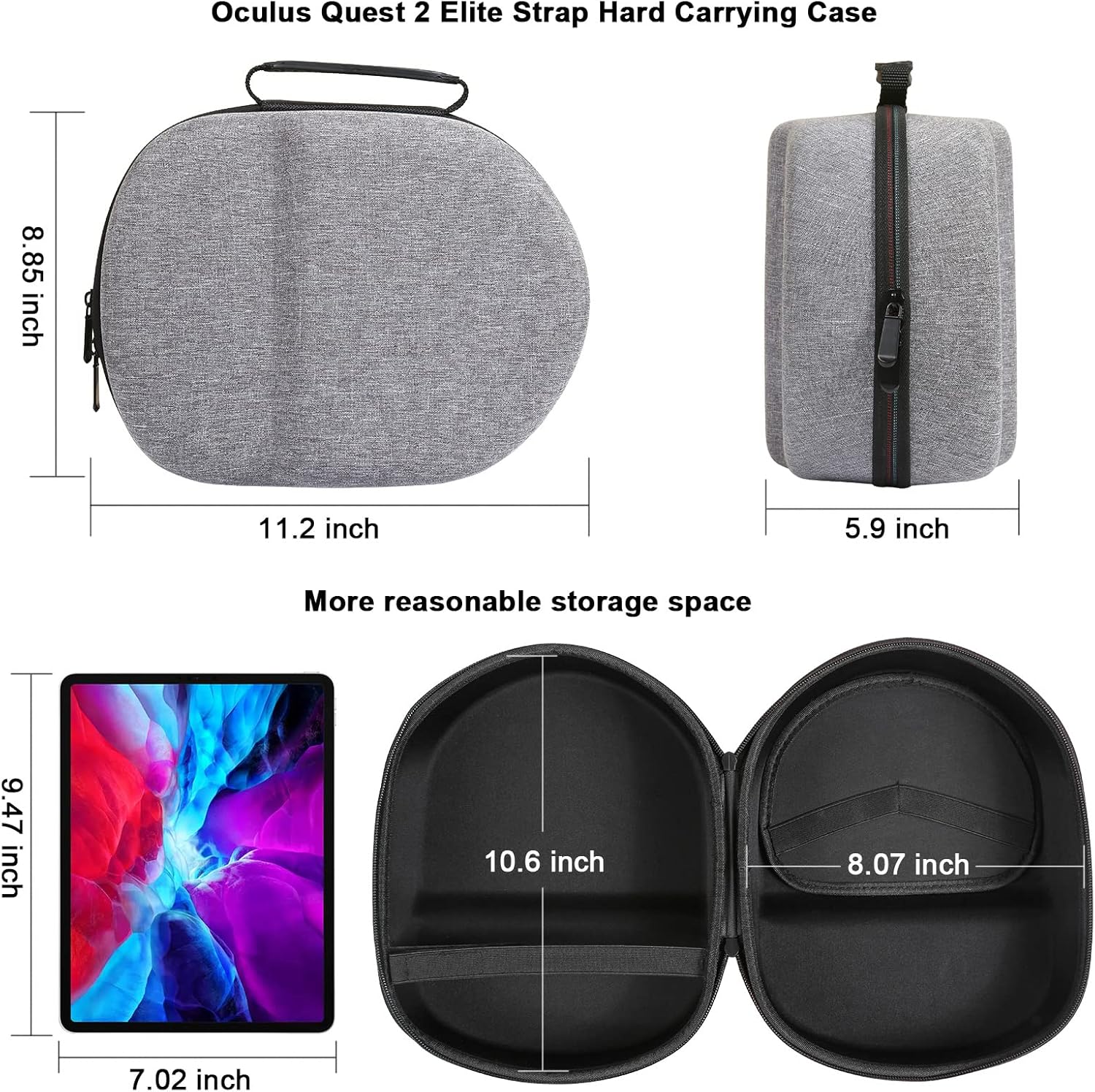 Detalle de Bjids VR Headset Carrying Case for Meta Quest 3