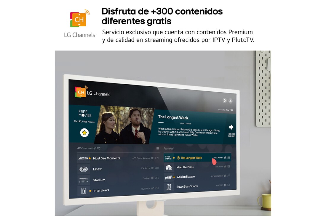 Thumbnail 4 de LG 32SR50F-W Outlet Monitor 32" FHD webOS 23