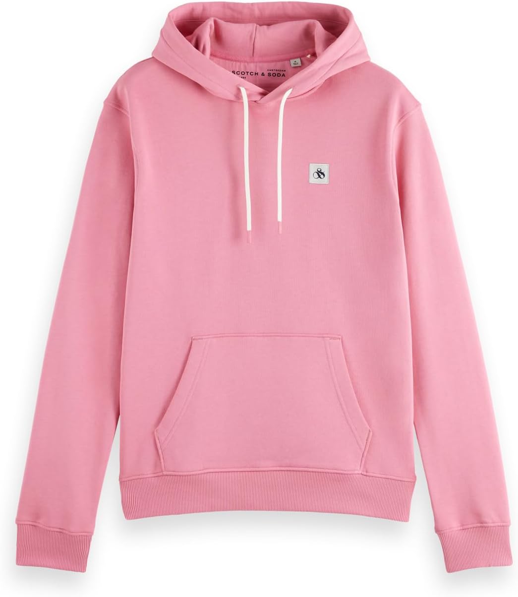 Detalle de Scotch & Soda Essential Badge Logo Hooded Sweatshirt Uomo
