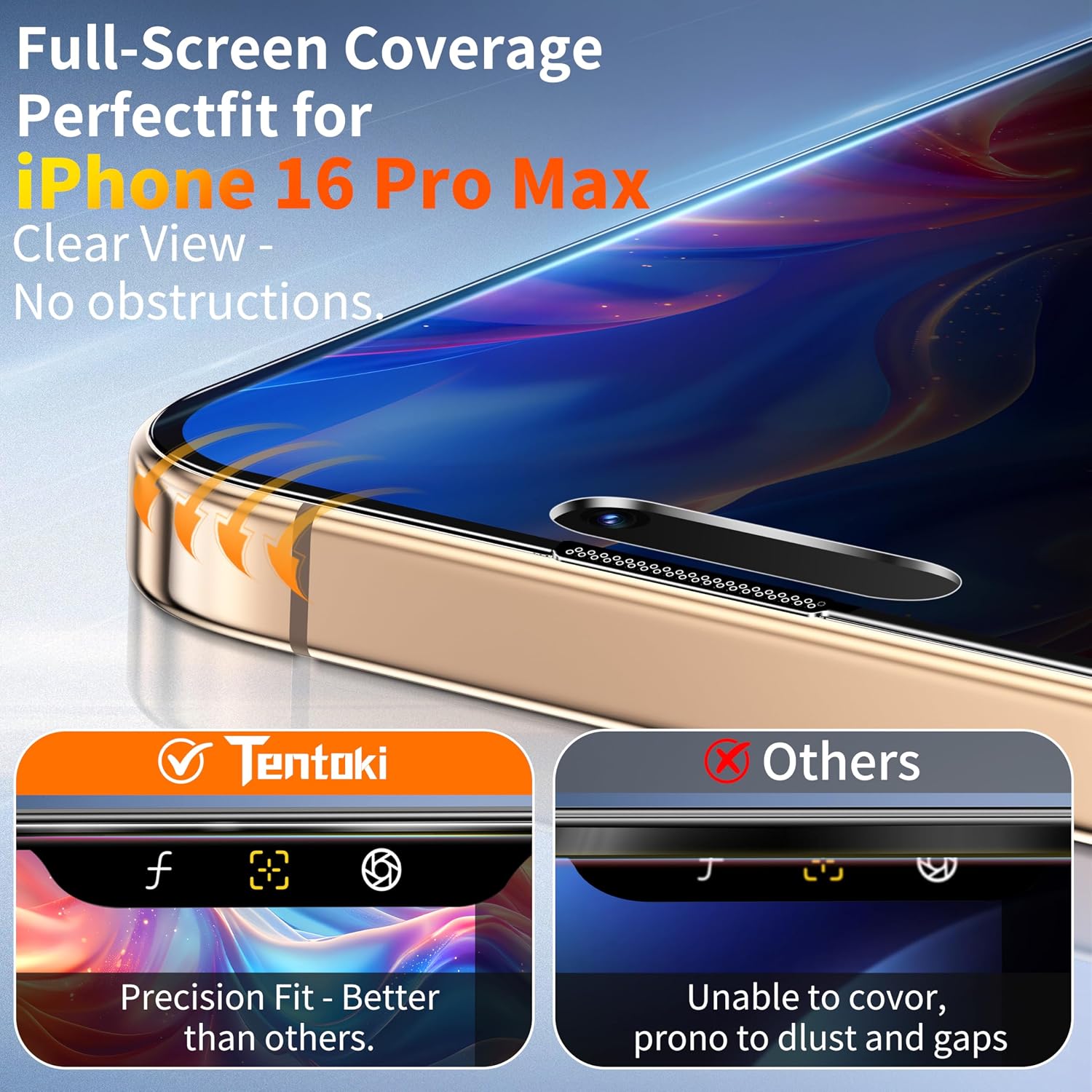 Thumbnail 4 de Tentoki Protector Privacidad iPhone 16 Pro Max 6,9