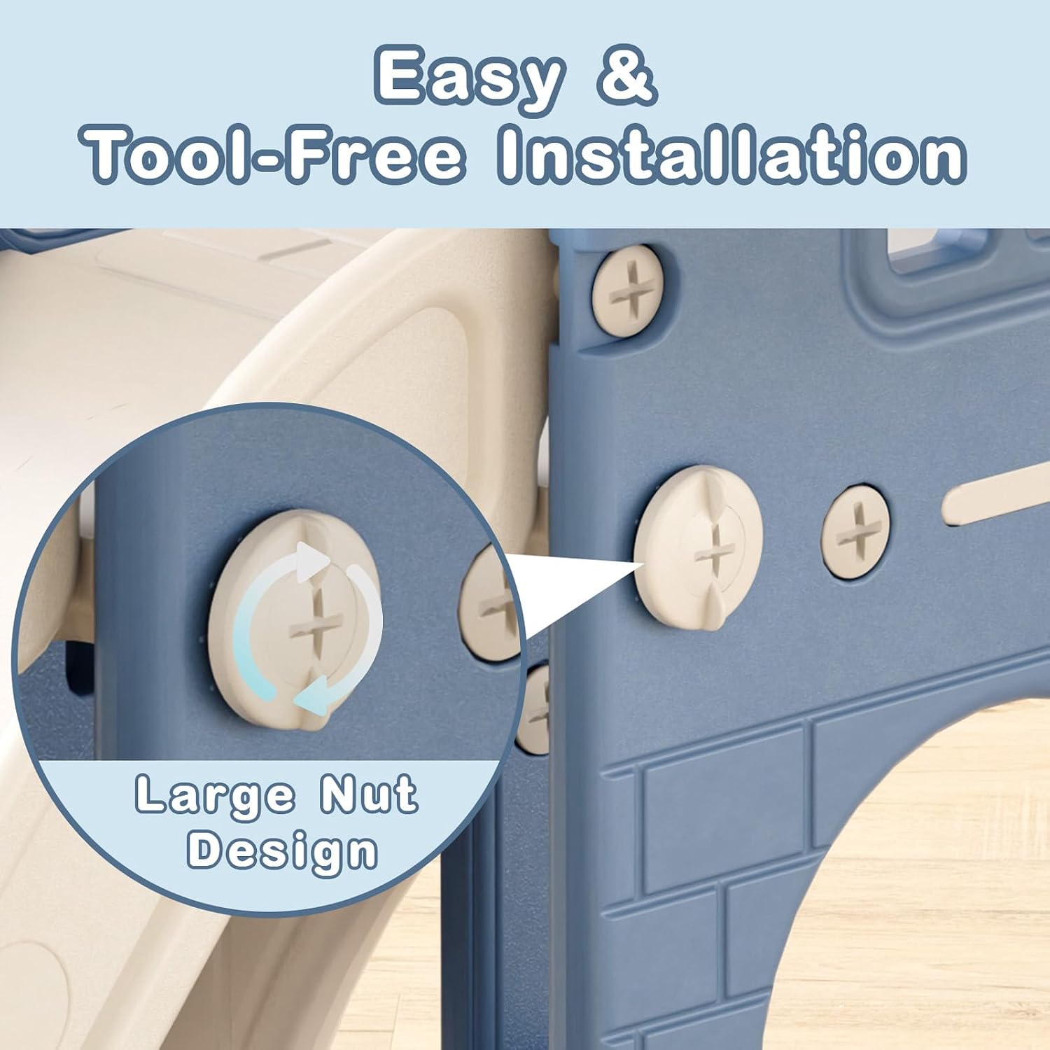 Detalle 2 de XJD 5-in-1 Toddler Slide