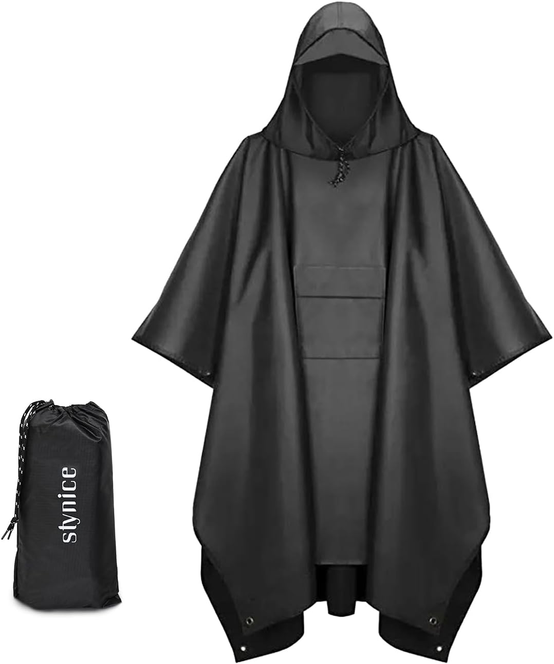 Detalle de Stynice Leicht Wasserdicht Regenponcho 290 g