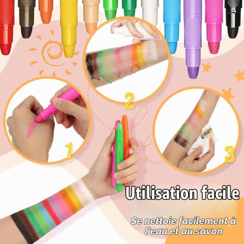 Thumbnail 5 de Beesjuy crayons de maquillage enfant, 12 couleurs