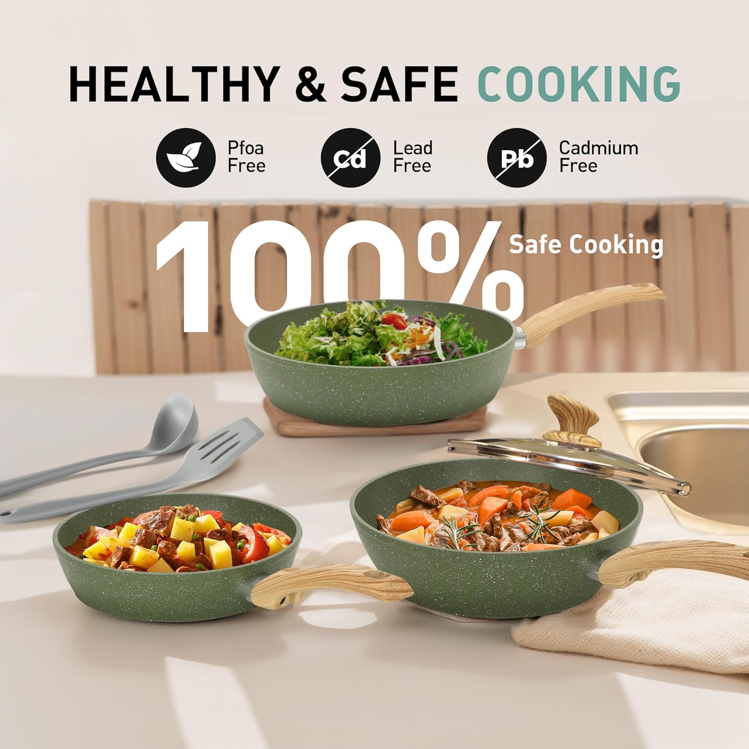 Thumbnail 3 de MAISON ARTS 12-Piece Nonstick Cookware Set