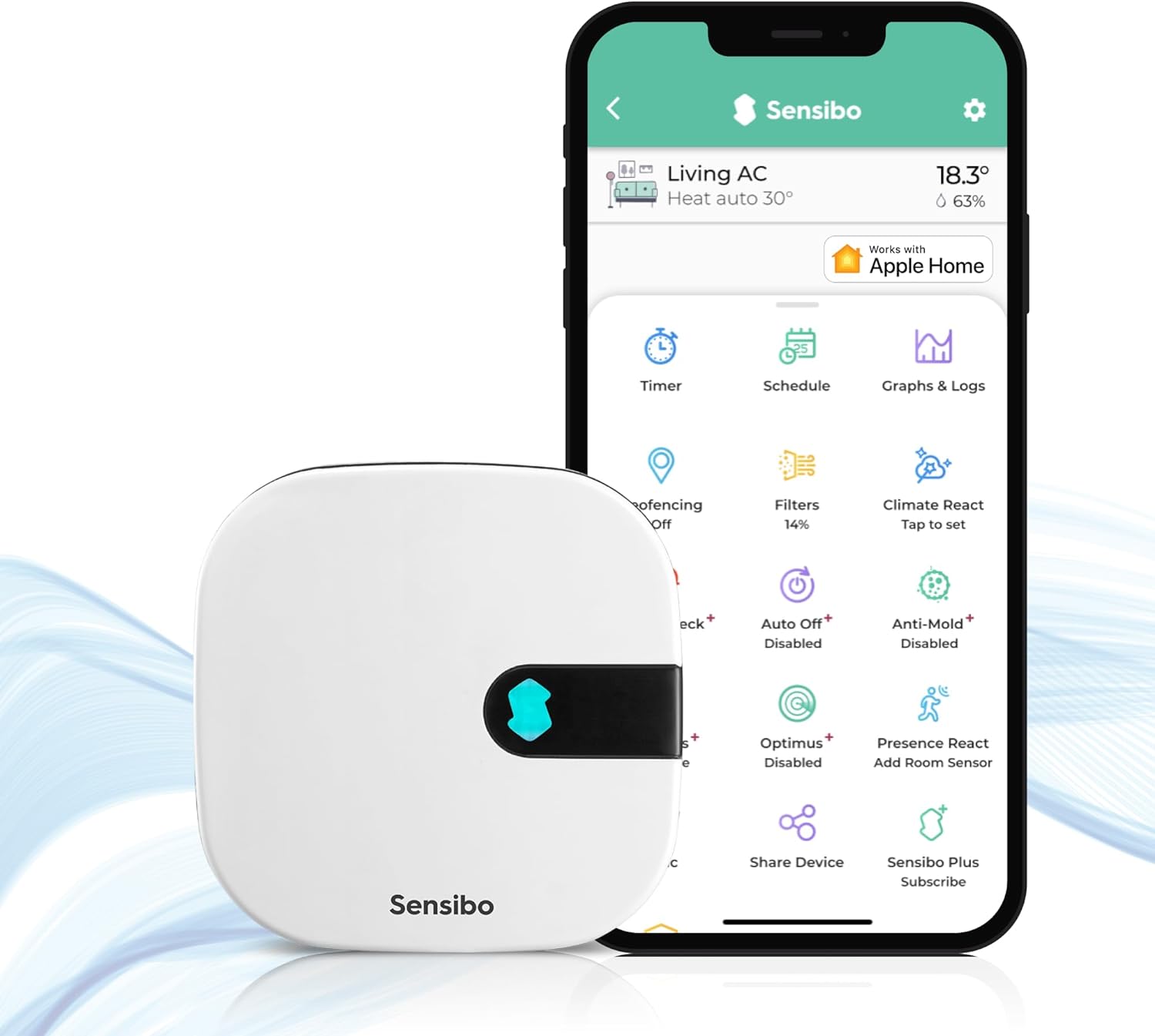 Detalle de Sensibo Air Smart AC Controller