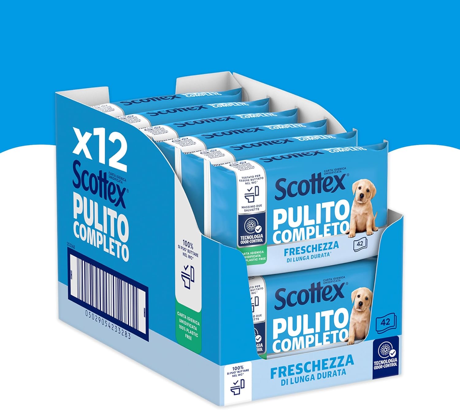 Thumbnail 1 de Scottex Pulito Completo Salviette Igieniche Umidificate
