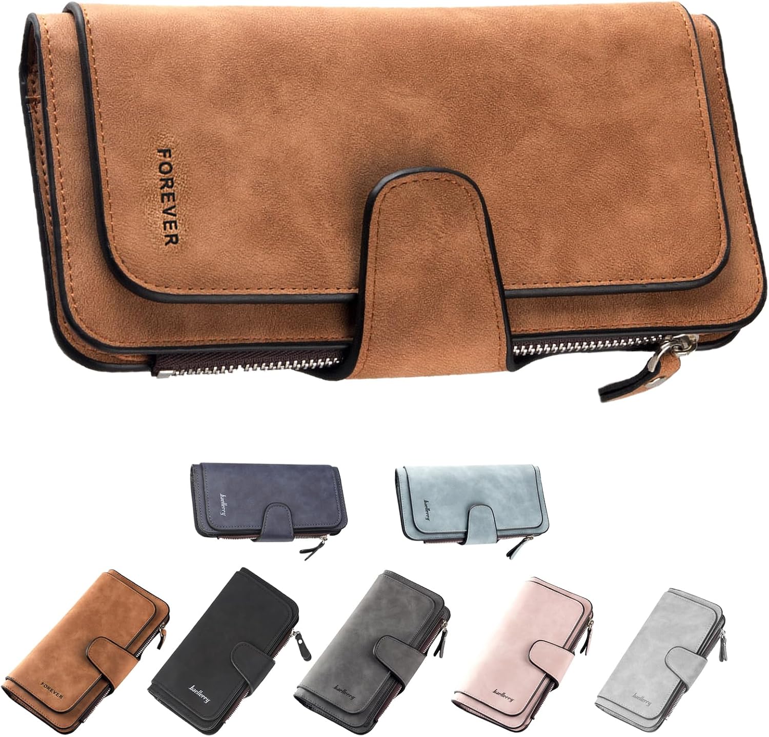 Thumbnail 1 de ZhengYue Ladies Purse vegan tri‑fold wallet – large