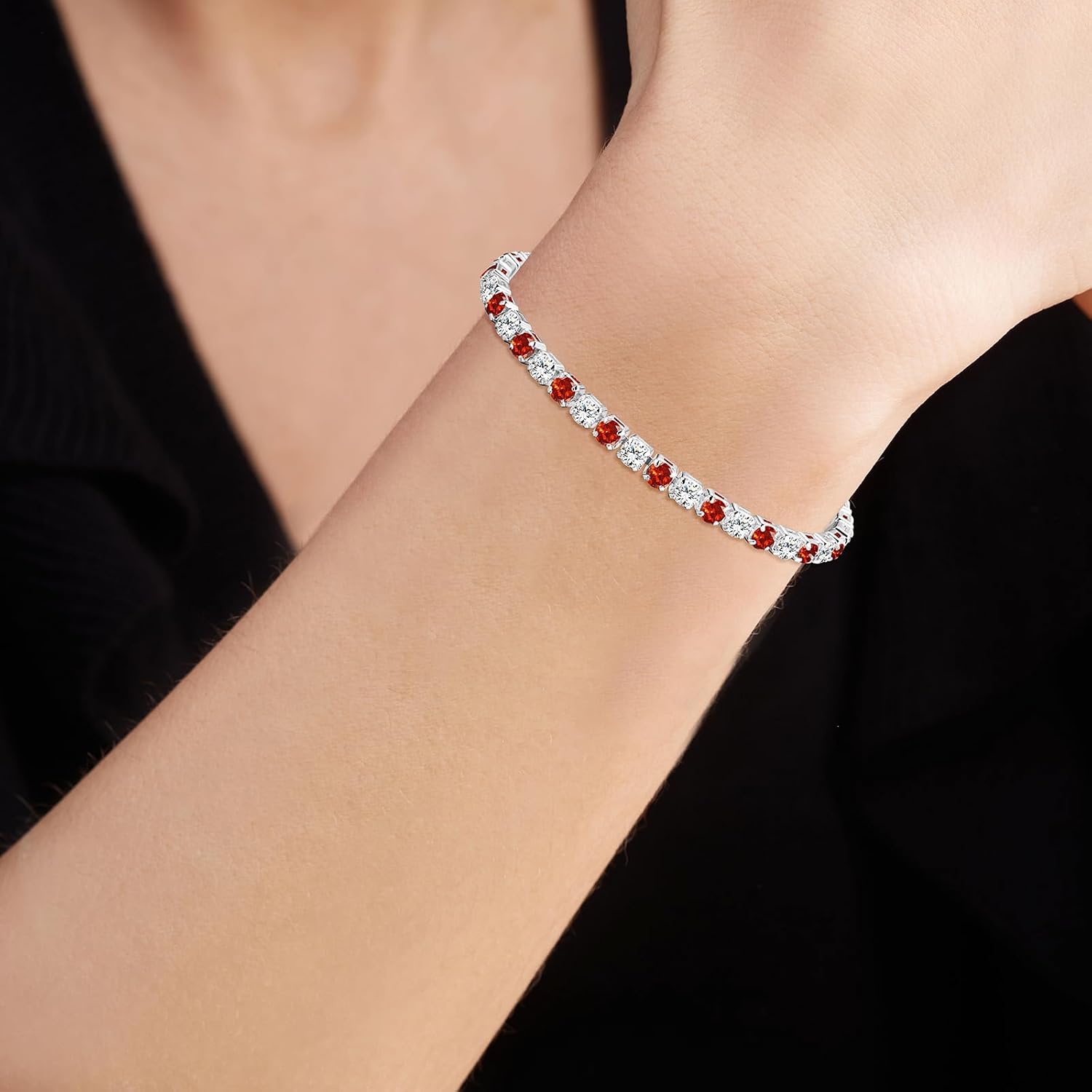 Detalle 2 de Esmoly Pulsera Piedras Naturales 12 piedras 🎀