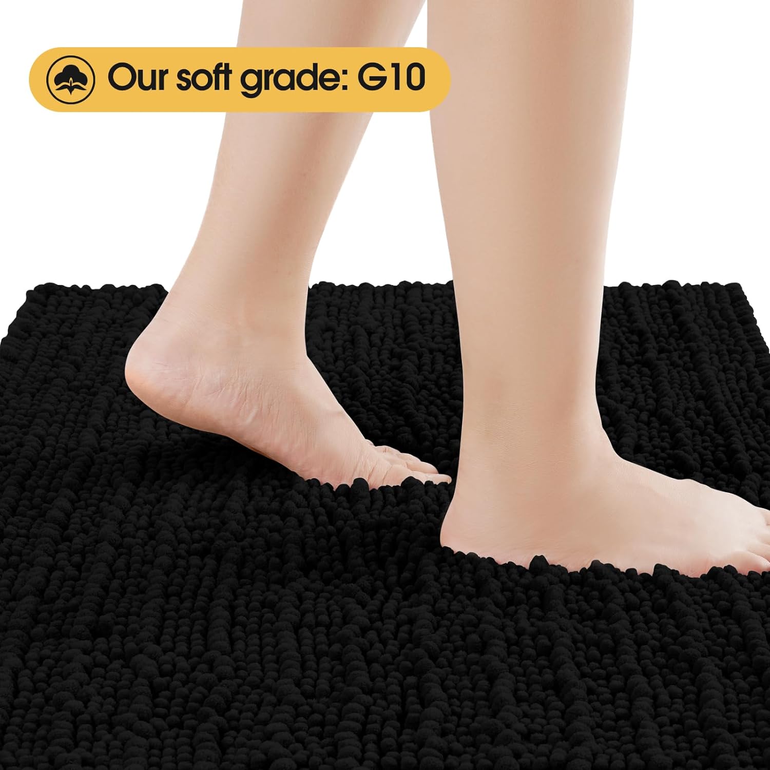 Detalle de ACCUMTEK Upgrade Extra Large Bathroom Rug Set ⚙
