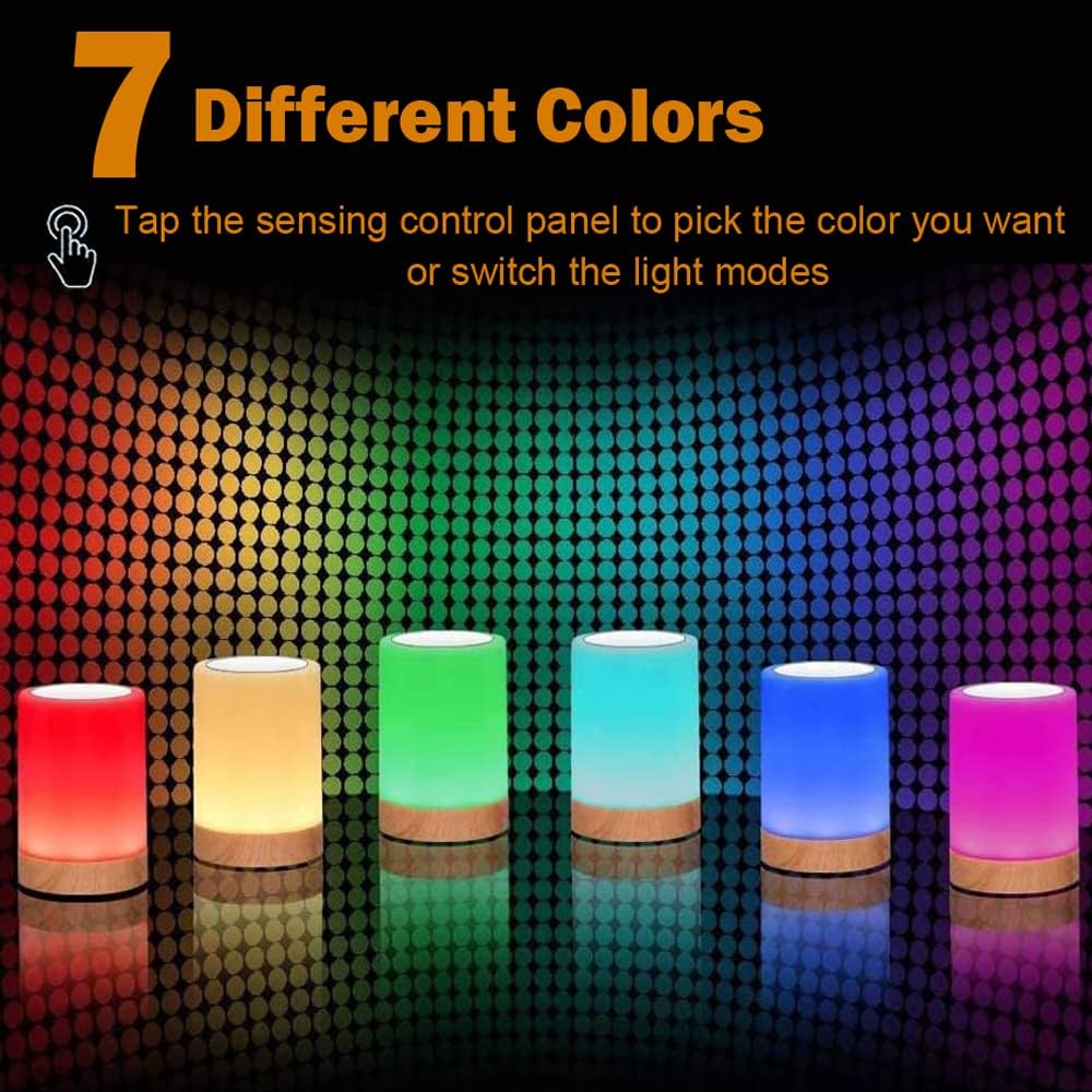 Thumbnail 2 de Caxmtu LED Night Light Bedside Lamp
