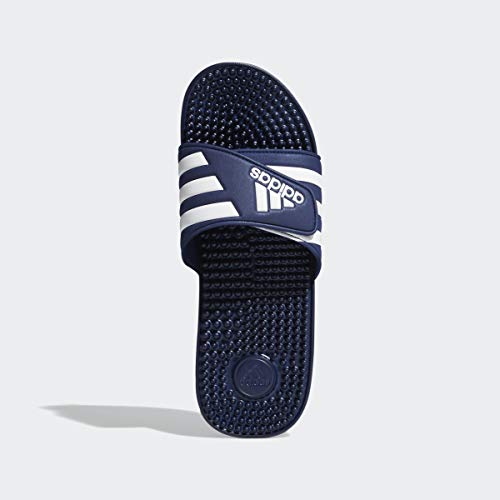 Detalle de adidas Mixte Adissage Slides Slipper — Dark Blue / Cloud White, taille 39 EU