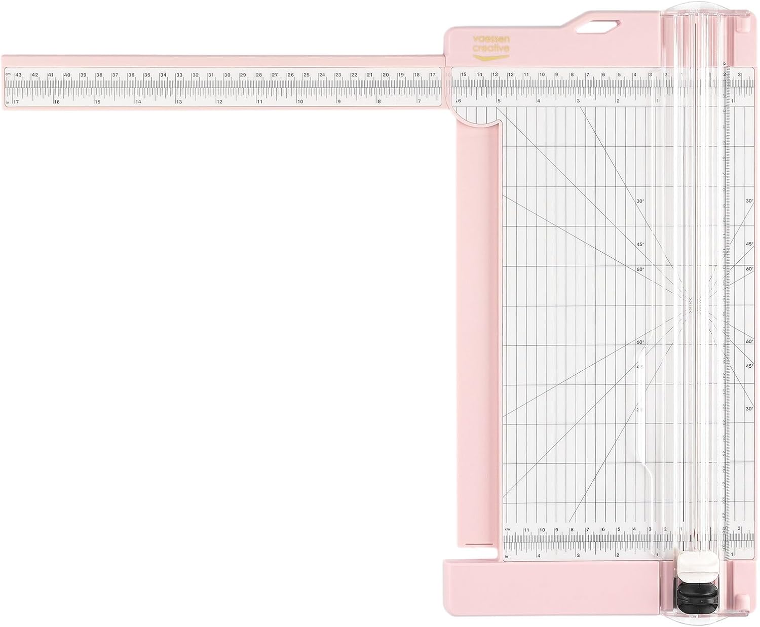 Thumbnail 2 de Vaessen Creative 2207-110 Papierschneider zum Schneiden und Falzen – Rosa, für Scrapbooking und Karten Basteln
