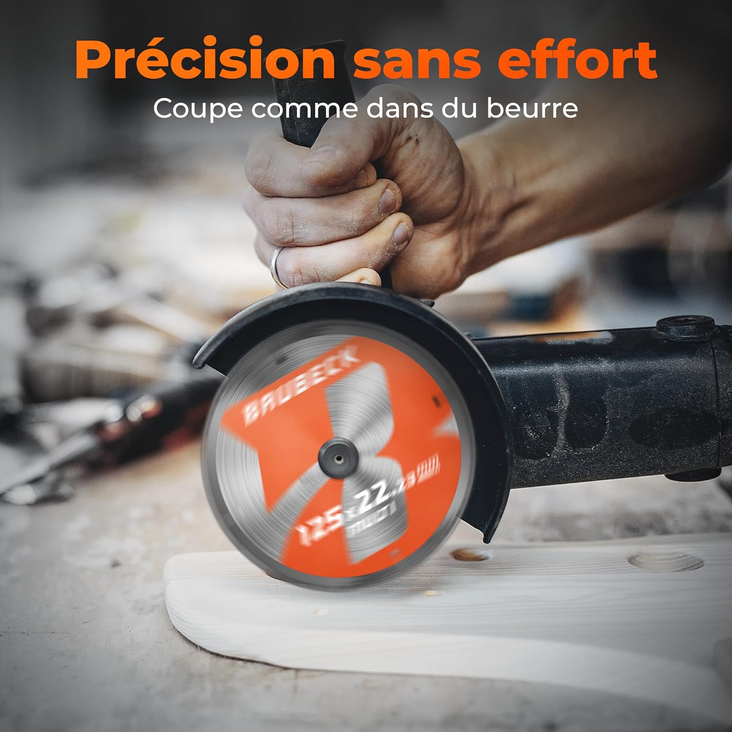 Detalle 2 de BAUBECK Lame 125 mm pour bois đȘ