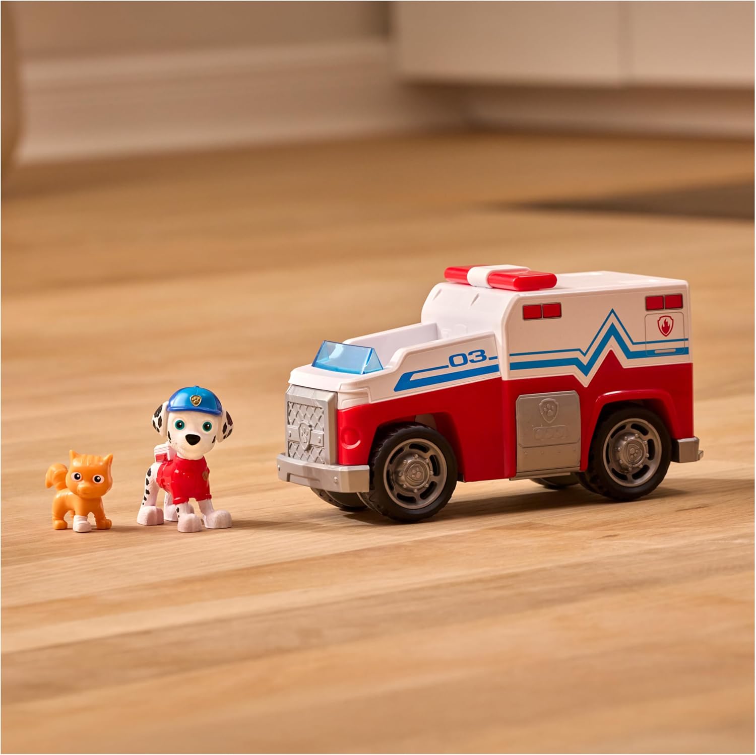 Thumbnail 1 de Paw Patrol Pat Patrouille Marcus Search & Rescue – véhicule figurine mission détectives