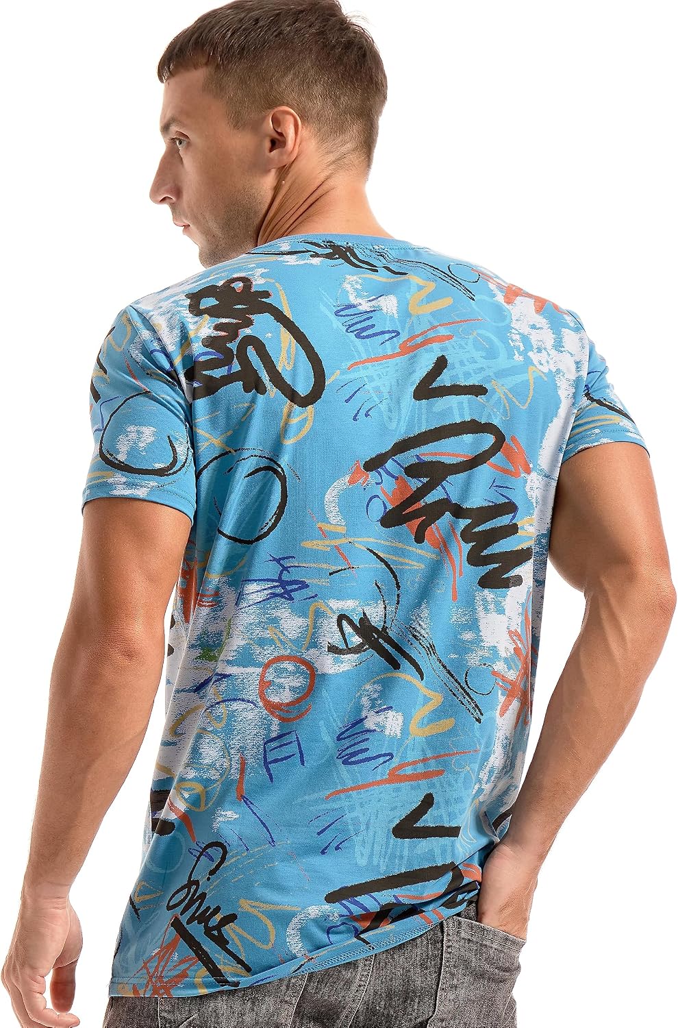 Detalle 2 de RONOMO T-Shirt Herren 95% Baumwolle