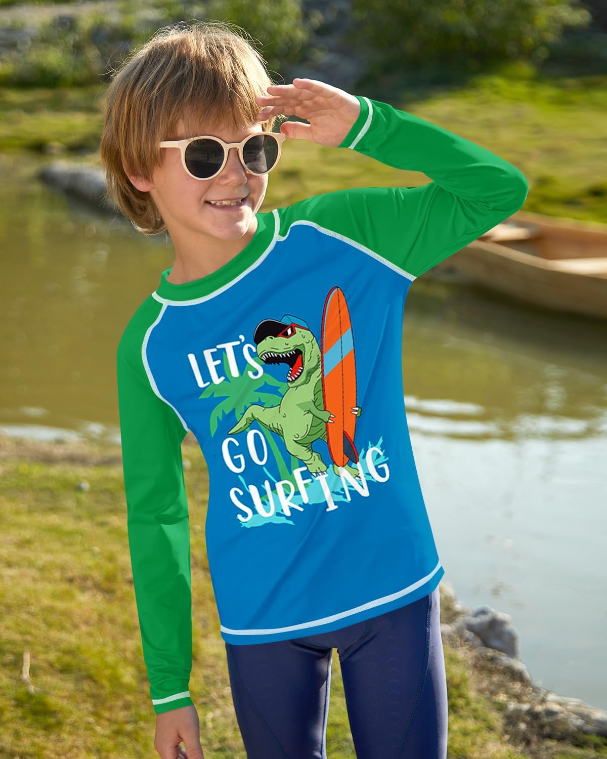Thumbnail 2 de BesserBay Kinder UV Shirt Lange Ärmel Rashguard – schneller Trockner, UV-Schutz 50+ (110–160)