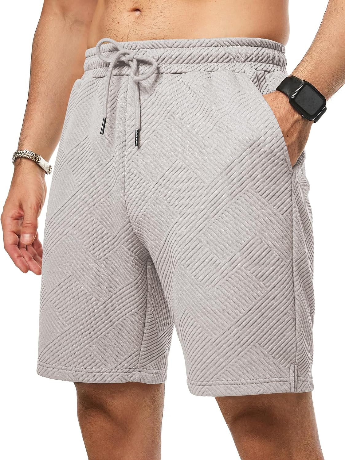 Detalle de JMIERR Textur Shorts mit 3 Taschen 2026