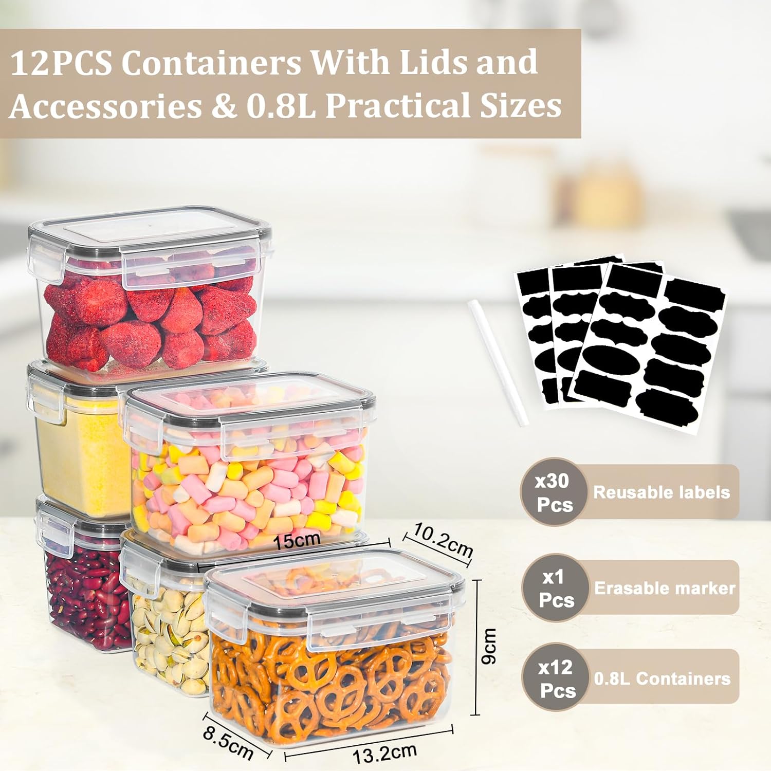 Thumbnail 2 de GoMaihe 1.6L Botes Cocina juego 10 unidades