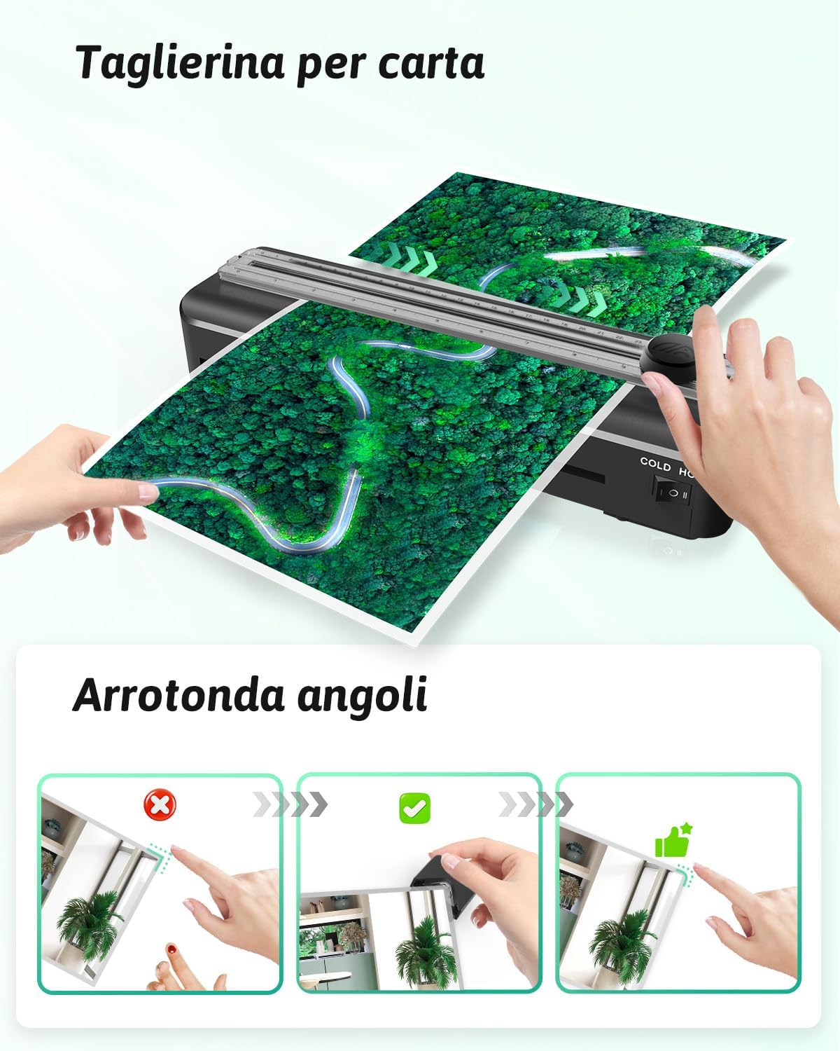 Thumbnail 6 de MAXDONE Plastificatrice A4 20 fogli 📎