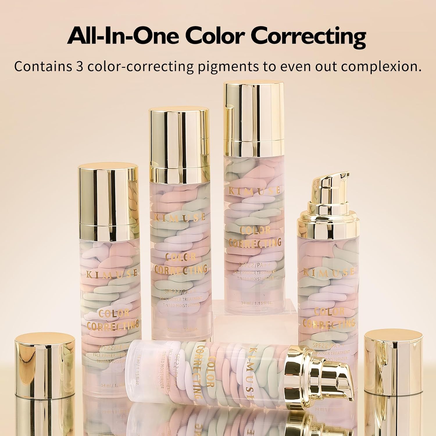 Thumbnail 5 de KIMUSE Color Correcting Facial Serum primer per viso