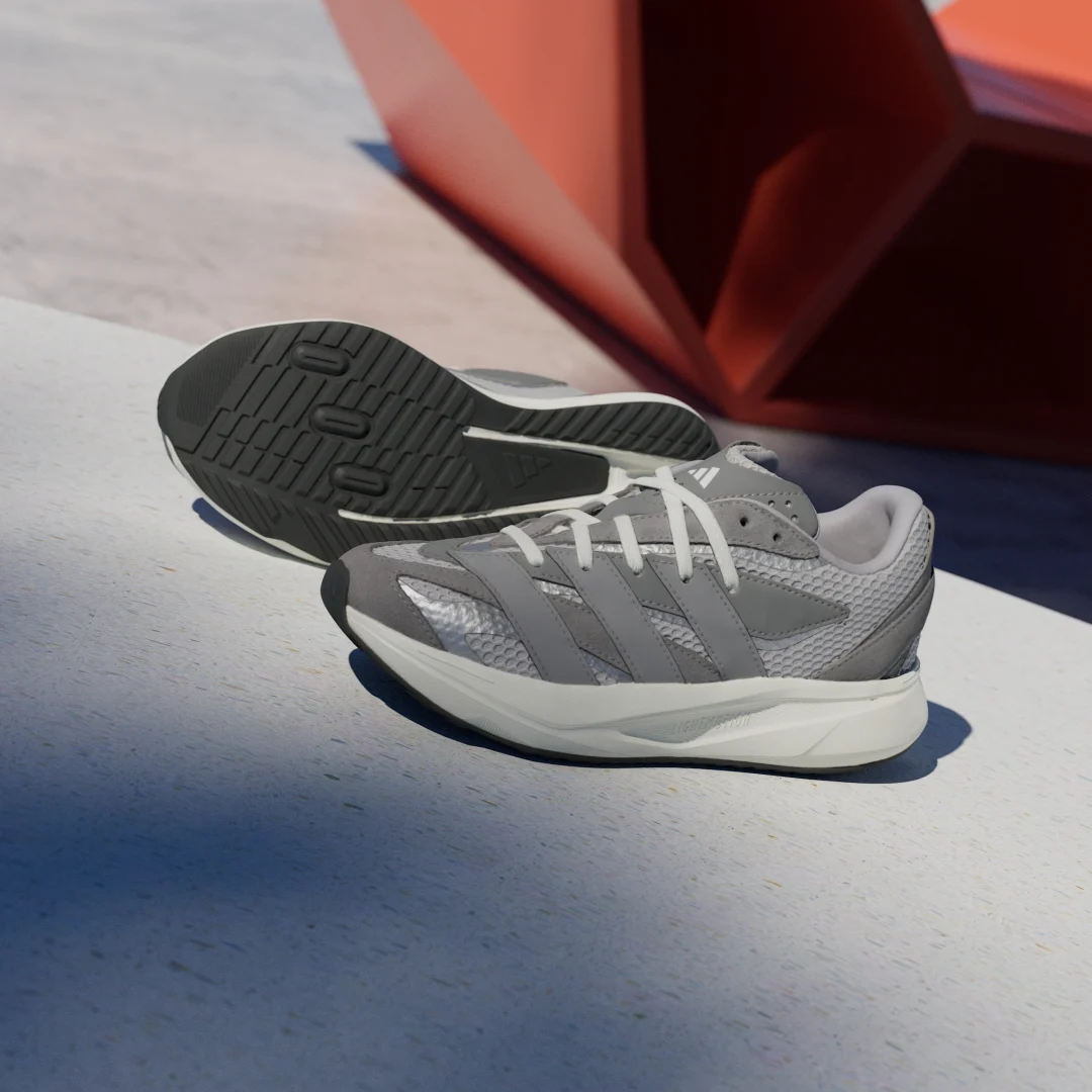Detalle de Zapatilla Lightblaze (Adolescentes) – Adidas, gris