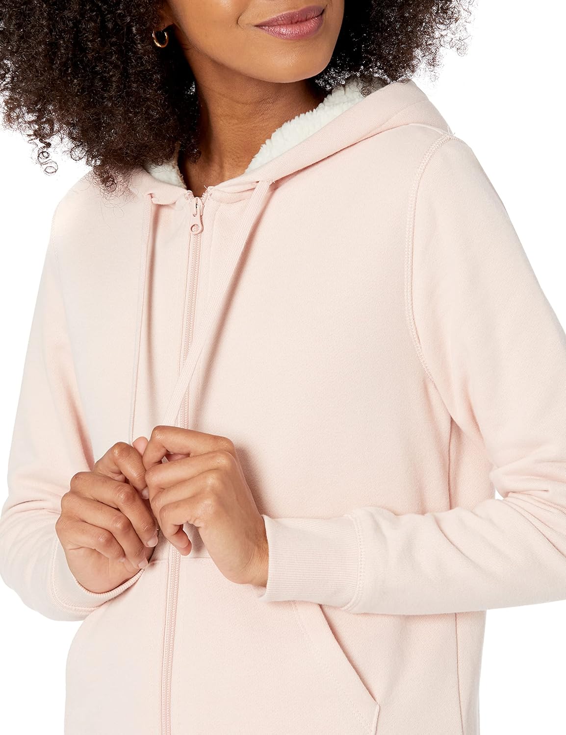 Thumbnail 2 de Veste à capuche zippée doublée sherpa femme Amazon Essentials – confort douillet pour l’automne-hiver