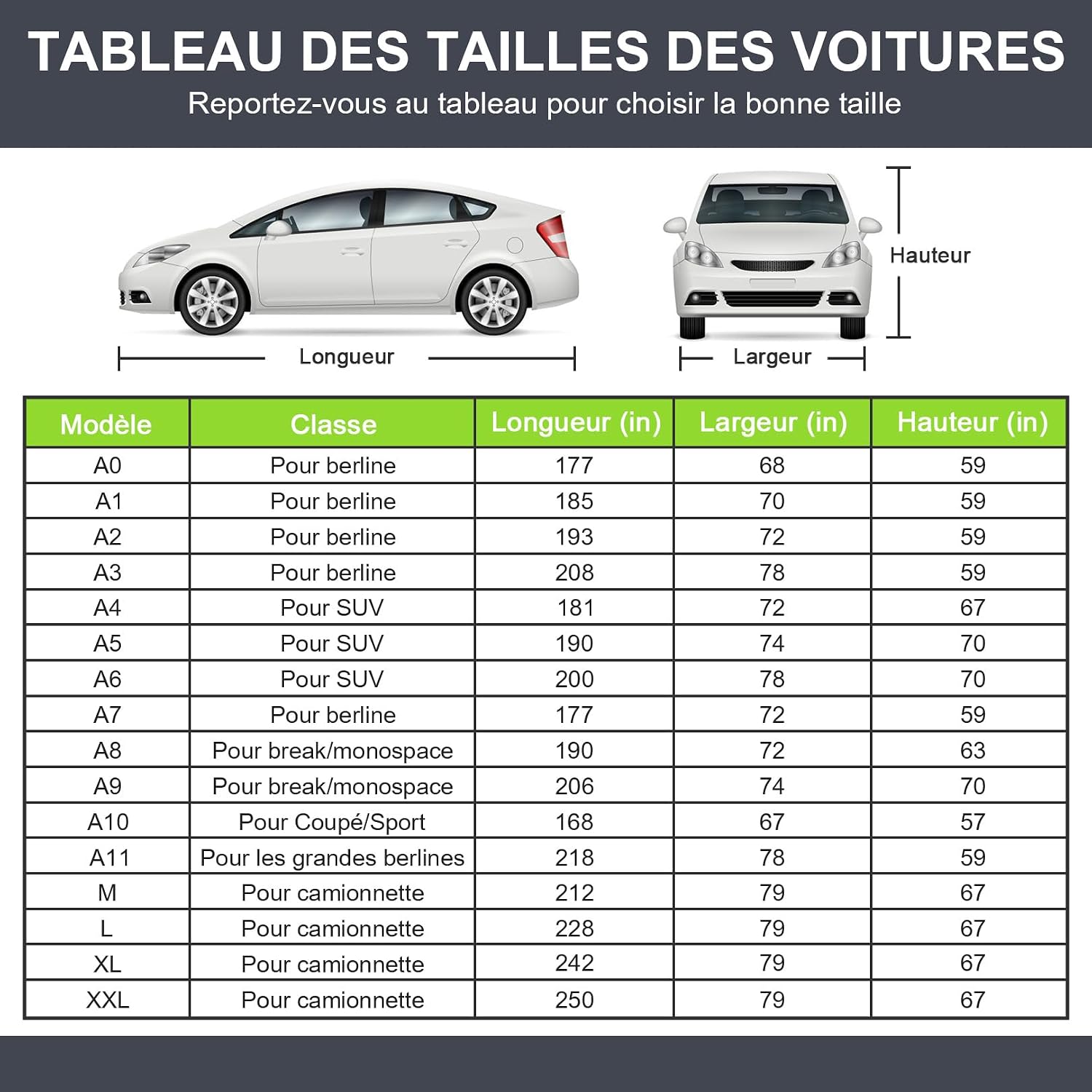 Detalle 1 de Housse SUV Sailnovo 7 couches imperméable