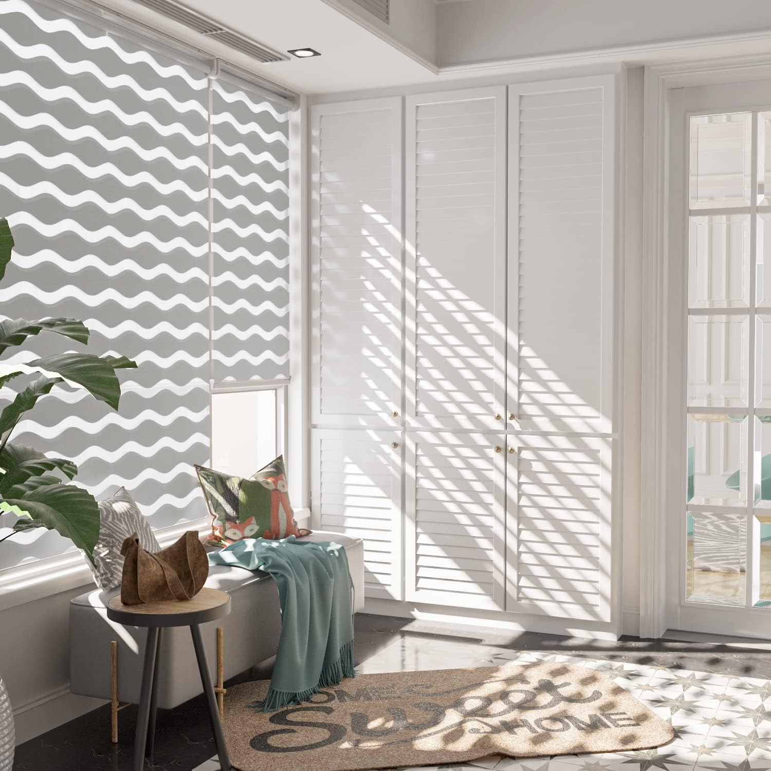 Detalle 2 de LazBlinds Cordless Zebra Blinds 29 x 48 inches