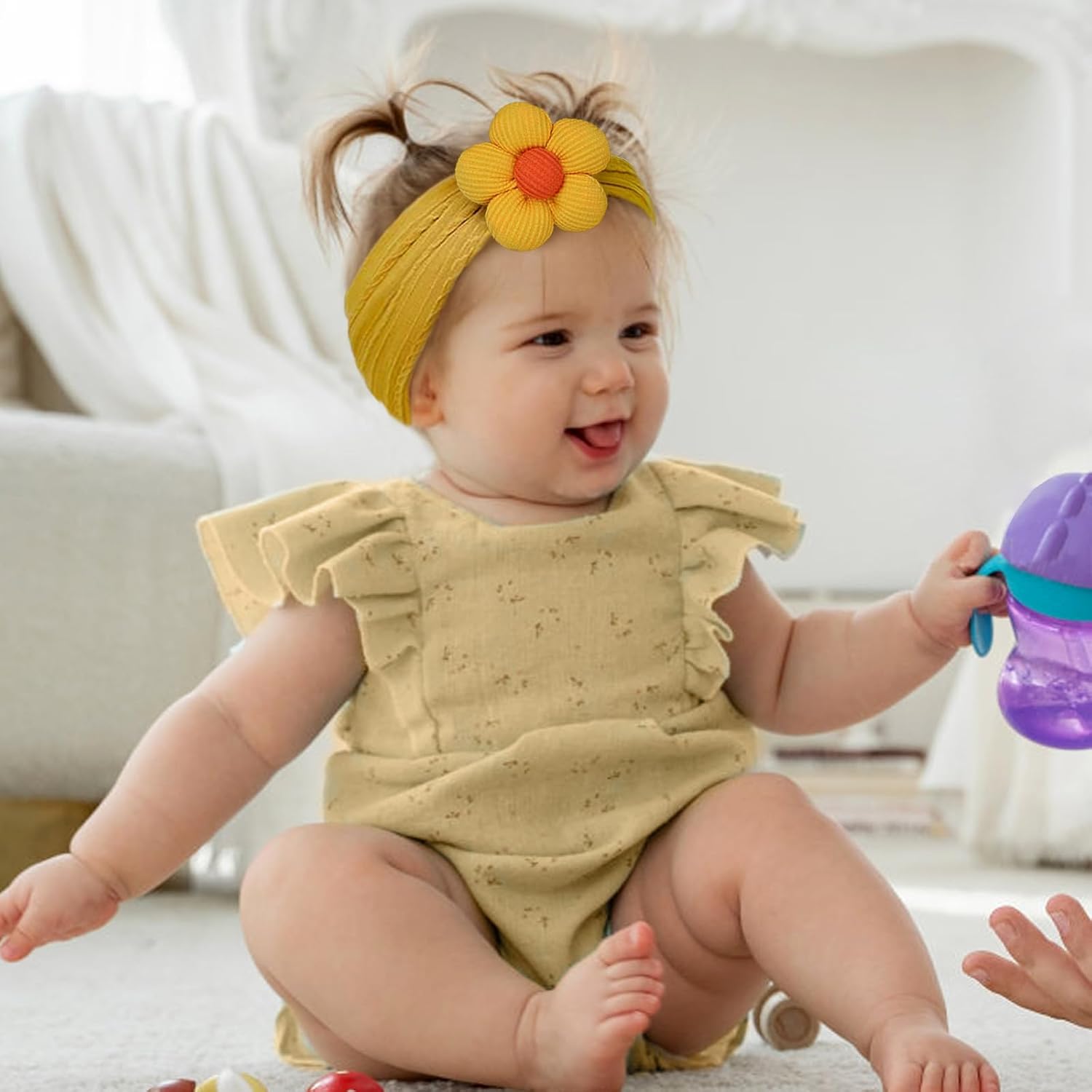 Detalle 2 de Baby Flower Headbands, Nylon