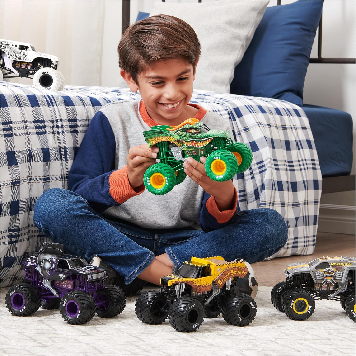 Detalle de Monster Jam Digatron 1:24 Scale Collector Die-Cast Monster Truck