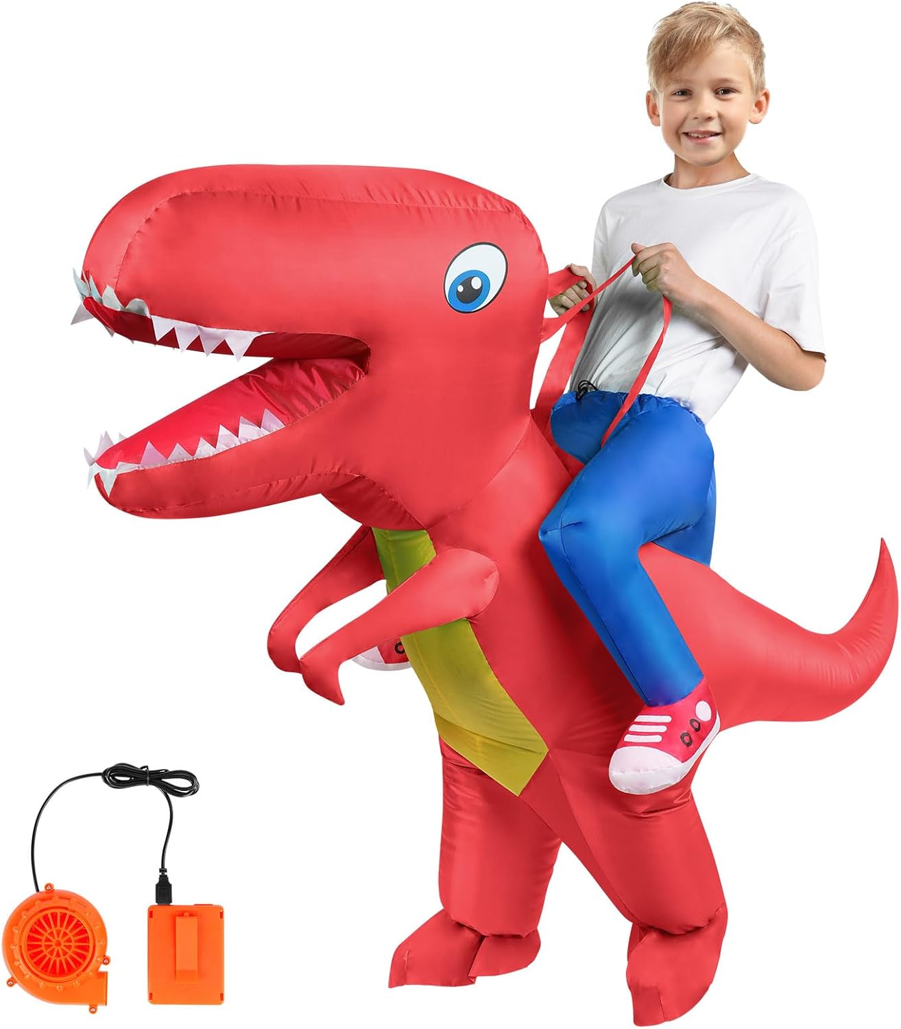 Thumbnail 6 de AOOWU Costume gonfiabile dinosauro per festa đźŽ
