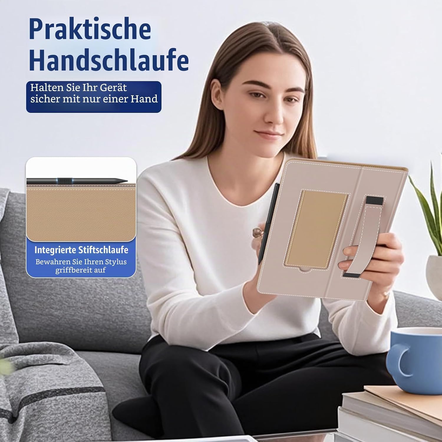 Thumbnail 2 de TiMOVO Universal Hülle für 10,1 Zoll Android Tablet – robust, faltbar & mit Handschlaufe
