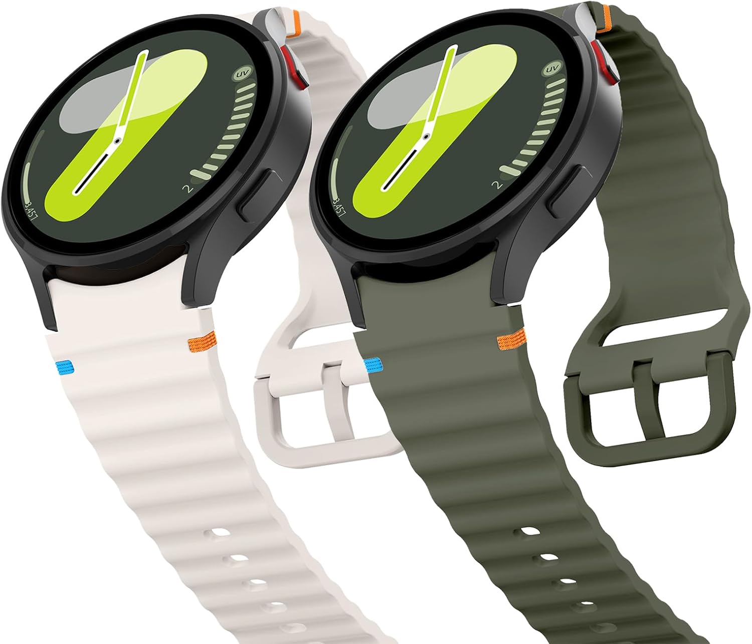 Thumbnail 1 de SUGARJAR silicone strap compatible with Galaxy Watch 7/FE/6/5/4 (40mm–47mm)